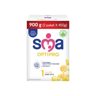 SMA Optipro 1: Complete Baby Formula for 0-6 Months - Breast Milk Substitute, Optimal Nutrition, 900g (Two 450g Packs) SMA Optipro 1: 0-6 Month Baby Formula - Breast Milk Substitute baby formula, infant formula, 0-6 month formula, Optipro formula, breast milk substitute, infant nutrition, newborn formula, infant milk powder, baby milk, Sma Optipro 1, formula, baby food, new baby, infant feeding, milk powder, baby essentials, nutrition for infants, easy digestion, optimal growth, healthy development, alterna