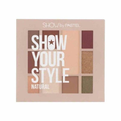 Pastel Show Your Style Eyeshadow Set - Natural No:464, 10 Shade Palette - Blendable, Pigmented, Long-Lasting Neutral Col