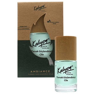 Kalyon Nail Strengthening Polish - Vitamin-Enriched Nail Care with Natural Bamboo Extract Kalyon Nail Strengthening Polish - Vitamin-Enriched for Healthy Nails Nail strengthening polish, Vitamin-enriched nail care, Natural bamboo nail treatment, Nail health and protection, Nourishing nail polish, Nail care products, Healthy nail solutions, Nail growth promotion, Brittle nail repair, Nail nourishment, Kalyon nail products