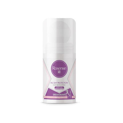 Rosense Women's Roll-On Deodorant - Long Lasting Antiperspirant Protection, Alcohol & Dye Free, 1.69 fl oz