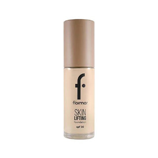 Flormar Anti-Aging Foundation Makeup with SPF 30, Natural Finish, Creamy Texture - 030 Soft Ivory Flormar Anti-Aging Foundation with SPF 30 - Natural Finish anti-aging foundation, natural foundation makeup, SPF 30 foundation, cream foundation, clean beauty foundation, Flormar, Skin Lifting Foundation, natural finish foundation, creamy texture foundation, long-lasting foundation, skincare foundation, sensitive skin friendly, paraben-free, talc-free, silicone-free, hyaluronic acid foundation, niacinamide foun