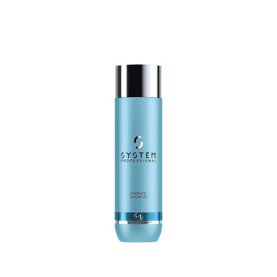 Wella System Professional Hydrate Moisturizing Shampoo - 250ml for Dry or Damaged Hair