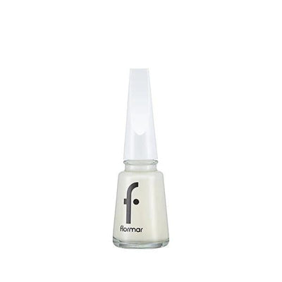 Flormar Nail Enamel White Dance New 319 - Smooth Nail Polish with 151 Color Options