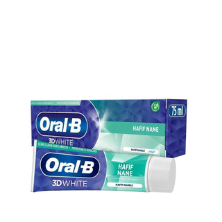 Oral-B Pro 3D White Toothpaste - Mild Mint Flavor, 75ml - Effective Teeth Whitening & Oral Hygiene Oral-B Pro 3D White Toothpaste - Mild Mint, 75ml Toothpaste, Oral-B Pro 3D White, Mild mint toothpaste, Teeth whitening toothpaste, Oral hygiene products, Oral care, Whitening toothpaste, Mint flavor toothpaste, Oral-B toothpaste, Pro series toothpaste, Dental care, Healthy smile, Brightening teeth