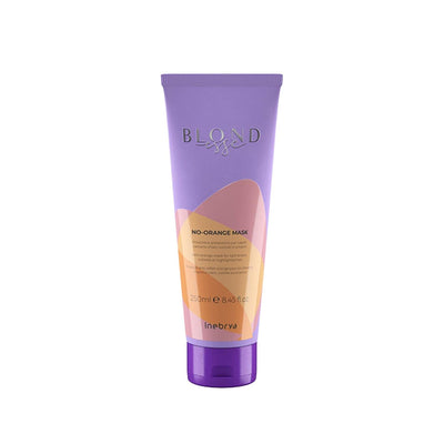 Inebrya Blondesse No Orange Mask - Anti-Orange Tone Hair Mask for Blond Hair, 8.45 fl oz