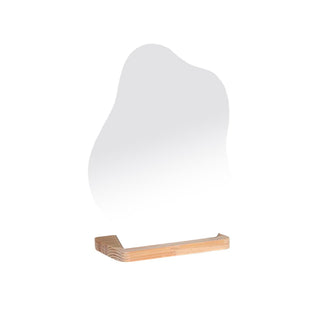 Evcazım Asymmetric Wooden Makeup Mirror - Unique Handmade Decorative Mirror for Home, 13.78 x 11.02 inches Evcazım Asymmetric Wooden Makeup Mirror - Unique Handmade Decor Asymmetric Makeup Mirror, Wooden Decorative Mirror, Handmade Makeup Mirror, Unique Gift Ideas, Decorative Home Accessories, Makeup Essentials, Home Decor, Vanity Mirrors, Wooden Mirror, Asymmetric Decor, Handmade Home Decor, Gift for Her, Gift for Him, Bedroom Decor, Dressing Room Essentials