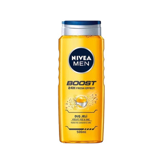 Nivea Men Boost Shower Gel 500ml - Refreshing Men's Grooming for Shower and Bath Nivea Men Boost Shower Gel 500ml - Best Men's Grooming Nivea Men Boost Shower Gel, 500 ml Shower Gel, Men's Grooming Products, Shower and Bath Products, Nivea Shower Gel for Men, men's hygiene products, shower gel for men, personal care for men, grooming essentials, Nivea men's products