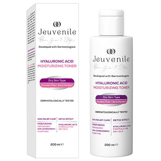 jeuvenile hyaluronic acid toner, 200 ml toner bottle, skincare toner for hydration Jeuvenile Hyaluronic Acid Hydrating and Illuminating Toner - Ideal for Skincare Enthusiasts | 200 ml Jeuvenile Hyaluronic Acid Moisturizing Toner 200 ml jeuvenile, hyaluronic-acid, moisturizing-toner, hydration, skincare, anti-aging, green-tea-extract, vitamin-e, ai-generated, skincare-enthusiasts