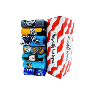 gratis-carnaval-socks-set-front-view, gratis-carnaval-socks-set-side-view, gratis-carnaval-socks-set-back-view, gratis-carnaval-socks-set-collection-view Gratis Carnaval 7-Piece Art Socks Set - Colorful Cotton Crew Socks for Women Carnaval Art Socks Set by Gratis carnaval-socks, art-socks-set, cotton-socks, crew-socks, womens-socks, fashion-accessories, colorful-socks, sock-collection, gift-ideas, ai-generated