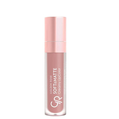 Golden Rose Soft Matte Creamy Lipstick: Long Lasting, Intense Color, Jojoba & Avocado Oil - Hydrating, Affordable Matte 