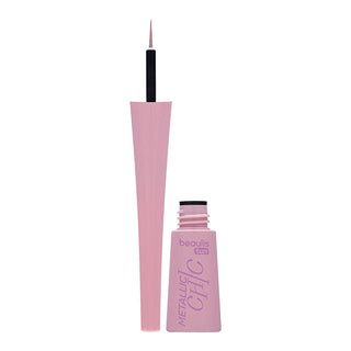 beaulis fun metallic dipliner pink sparkle, close up of beaulis fun metallic dipliner Beaulis Fun Metallic Chic Metalik Dipliner 605 Pink Sparkle - Intense Pigment, Easy Application | Ideal for Makeup Enthusiasts Beaulis Fun Metallic Dipliner - Pink Sparkle beaulis-fun, metallic-eyeliner, makeup, cosmetics, eye-liner, eye-makeup, sparkle, liquid-eyeliner, makeup-enthusiasts, ai-generated