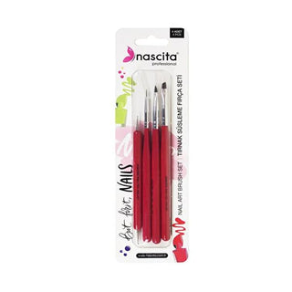 Nascita Nail Art Brush Set - 4 Piece Professional Nail Decoration Tools Nascita 4-Piece Nail Art Brush Set for Professionals nail art brushes, nail art brush set, nail decoration tools, Nascita nail art, professional nail care, beauty tools, nail technician supplies, DIY nail art, nail design, beauty enthusiasts, nail art supplies, cosmetic brushes, nail care products