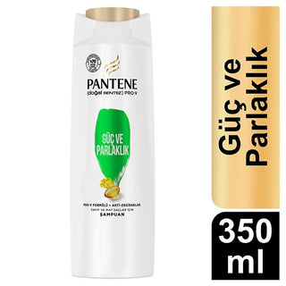 pantene pro-v strength shampoo bottle, labeled ingredients of pantene shampoo, stylish packaging of pantene pro-v shampoo Pantene Pro-V Strength & Shine Shampoo for Weak, Lifeless Hair | 11.8 fl oz Pantene Pro-V Strength Shampoo for Lifeless Hair pantene, shampoo, strengthening, lifeless-hair, hair-care, pro-v, glossy-hair, recycled-packaging, eco-friendly, ai-generated