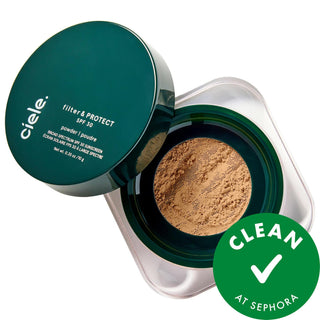 filter & PROTECT - Mineral Finishing Powder SPF 30+ - Natural Finish, Vegan & Cruelty-Free filter & PROTECT Mineral Finishing Powder SPF 30+ - Natural & Protected mineral finishing powder, SPF 30+ makeup, natural finish powder, vegan makeup products, cruelty-free cosmetics, loose powder for setting makeup, clean beauty, eco-friendly cosmetics, makeup for sensitive skin, broad-spectrum sun protection, antioxidant makeup, lightweight coverage, everyday makeup essentials, skincare in makeup, Sephora Clean at S