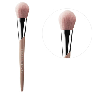Fenty Beauty Sculpting Bronzer Brush 195: Achieve Effortless Facial Contouring with Precise, Cruelty-Free Application Fenty Beauty Bronzer Brush: Sculpt & Contour with Cruelty-Free Precision bronzer brush, contour brush, sculpting brush, tapered makeup brush, spade shaped brush, cruelty-free makeup brush, synthetic bristle brush, face contouring brush, makeup brush, cosmetic brush, face brush, makeup applicator, contouring, sculpting, defining, cruelty-free, synthetic bristles, beauty, cosmetics, makeup, fa