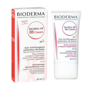 bioderma sensibio ar bb cream 40 ml packaging, bioderma sensibio ar bb cream texture on skin Bioderma Sensibio AR BB Cream - Redness Relief | 40 ml Bioderma Sensibio AR BB Cream 40 ml - Redness Relief bioderma, bb-cream, sensitive-skin, redness-relief, hydrating-cream, uv-protection, skin-tone-evening, soothing-cream, non-comedogenic, ai-generated