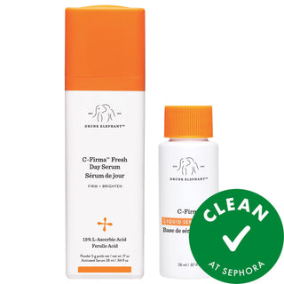 Drunk Elephant C-Firma Fresh Vitamin-C Day Serum - Anti-Aging, Brightening, Vegan & Cruelty-Free Drunk Elephant C-Firma Fresh Vitamin-C Day Serum Vitamin C Serum, Anti-aging skincare, Vegan and cruelty-free, Brightening serum, Drunk Elephant C-Firma, Skincare, Face Serums, Treatments, Fine Lines and Wrinkles, Dullness and Uneven Texture, Loss of Firmness and Elasticity, Lightweight Serum, Antioxidant skincare, Natural skincare, Serum for sensitive skin, Skincare for aging skin