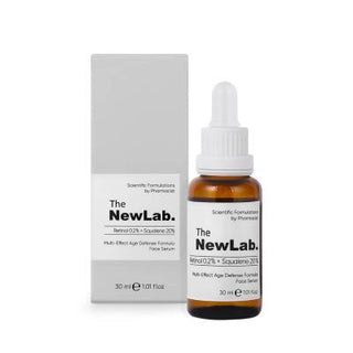 The NewLab Anti-Aging Face Serum: Retinol, Squalene, Jojoba Oil - Wrinkle Reduction, Deep Moisturization, Vegan, Cruelty-Free - 30ml The NewLab Anti-Aging Face Serum: Retinol, Wrinkle Reduction anti-aging face serum, retinol serum, wrinkle reduction, skin moisturizing serum, vegan skincare, cruelty-free face serum, squalene serum, jojoba oil serum, anti-aging, retinol, squalene, jojoba oil, vitamin E, vegan, cruelty-free, PETA certified, fine lines, skin texture, skin radiance, hydration, moisturizing, dry 