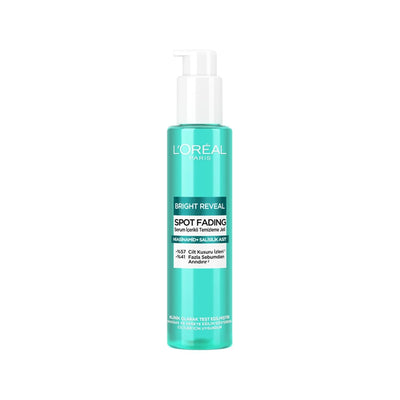 L'Oreal Paris Bright Reveal Spot Fading Serum Cleansing Gel - 150ml, Effective Skincare for Hyperpigmentation & Even Ton