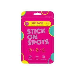 stick on spots acne patch pack of 15, acne patches for teens and young adults Stick On Spots Acne Patch - 15 Count | Pimple Treatment Stick On Spots Acne Patch - 15 Count acne-patch, stick-on-spots, pimple-treatment, teen-skincare, young-adult-products, blemish-care, hypoallergenic, invisible-patch, waterproof, ai-generated