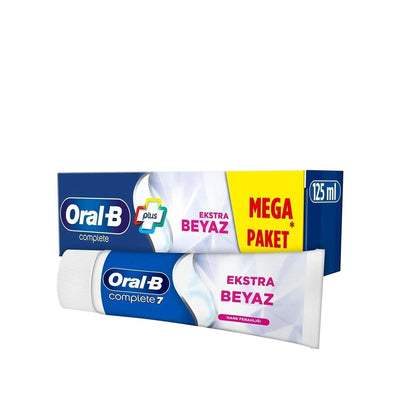 Oral-B Komple 7 Ekstra Beyaz Diş Macunu 125ml - Whitening Toothpaste for Comprehensive Oral Care