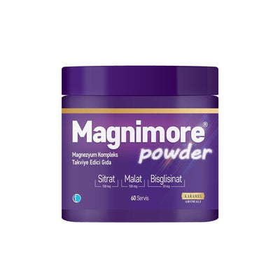 Magnimore Magnesium Powder: Triple Magnesium Blend (Citrate, Malate, Bisglycinate) for Optimal Absorption & Overall Heal