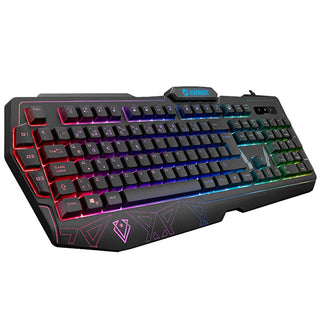 everest usb rgb gaming keyboard front view, rgb illuminated gaming keyboard with macro keys, usb gaming keyboard with ergonomic wrist support Everest USB RGB Illuminated Gaming Keyboard - KB-GX61 Formula Everest USB RGB Gaming Keyboard - Macro Support | KB-GX61 everest, usb-gaming-keyboard, rgb-illuminated, macro-keys, gaming-accessories, pc-users, gamers, wired-keyboard, ergonomic-design, ai-generated