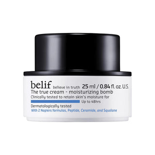 The True Cream Moisturizing Bomb with Peptide and Ceramide - Hydrating Moisturizer for Dry Skin The True Cream Moisturizer - 48hr Hydration moisturizer, hydrating cream, peptide moisturizer, ceramide skincare, squalane moisturizer, dry skin relief, long-lasting hydration, skincare essentials, face cream, whipped moisturizer, clinically tested skincare, dry skin solution, skin elasticity improvement, skin barrier repair