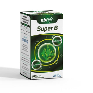 nbtlife super b supplement capsules, spiritulina and chlorella capsules NBTLife Super B Capsules - Spirulina & Chlorella | 60 Count NBTLife Super B Capsules - Spirulina & Chlorella super-b, nbtlife, spirulina, chlorella, dietary-supplement, health-conscious, vegetarian, natural-energy, vegan, ai-generated