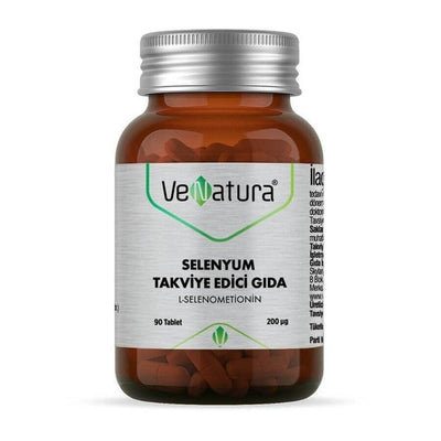 VeNatura Selenium 200 mg Dietary Supplement - 90 Tablets for Immune Support and Antioxidant Benefits