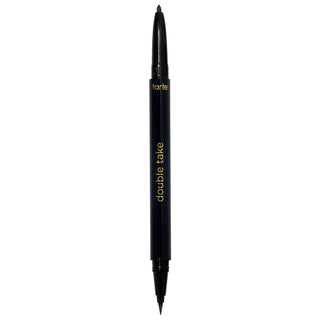 Double Take Dual-Ended Eyeliner: Waterproof Liquid & Pencil for Long-Lasting Definition - Vegan, Gluten-Free Formula Double Take Eyeliner: Dual-Ended, Waterproof & Long-Lasting dual-ended eyeliner, waterproof eyeliner, long-wear eyeliner, vegan eyeliner, gluten-free eyeliner, liquid eyeliner pencil, Amazonian clay eyeliner, self-sharpening eyeliner, best waterproof eyeliner, eyeliner for sensitive eyes, eyeliner, makeup, eye makeup, cosmetic, smudge-proof eyeliner, long-lasting eyeliner, versatile eyeliner,