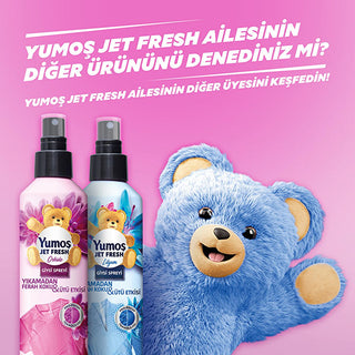 Yumos Jet Fresh Fabric Refreshing Spray Orkide Fragrance 6.76 fl oz - Quick Refresh, De-Wrinkle, Dermatologically Tested Yumos Jet Fresh Spray - Quick Refresh & De-Wrinkle fabric refreshing spray, clothing refresher, de-wrinkle spray, Yumos Jet Fresh, Orkide fragrance, quick refresh, dermatologically tested, fabric care, laundry convenience, freshness guaranteed, anti-wrinkle spray, travel essentials, busy professional, garment care, Yumos Extra softener, nonionic active ingredient, perfume, Benzisothiazoli