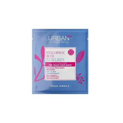 Urban Care Hyaluronic Acid & Collagen Hair Mask: Vegan Volumizing Dry Hair Treatment - Intense Hydration & Shine, Parabe