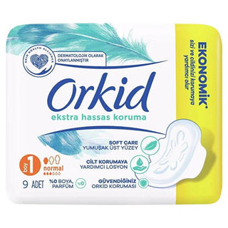 Orkid Extra Sensitive Protection Sanitary Pads for Women - Fragrance-Free, Soft & Comfortable Menstrual Hygiene Products Orkid Extra Sensitive Sanitary Pads - Comfort & Protection sanitary pads, sensitive skin protection, fragrance-free sanitary products, menstrual hygiene products, extra protection sanitary pads, women's health, menstrual comfort, hygiene essentials, Orkid, feminine care, period protection, comfort products