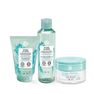 Pure Algue Skincare Set for Normal to Dry Skin - Gentle Cleansing, Hydrating Serum, and Makeup Removal Pure Algue Skincare Set - Hydrating & Gentle Cleansing Routine Skincare set, Normal to dry skin care, Daily cleansing routine, Hydrating serum, Gentle face wash, Micellar water for sensitive skin, Pure Algue, Skincare routine, Hydration, Cleansing, Makeup removal, Sensitive skin, Natural skincare, Skincare gifts