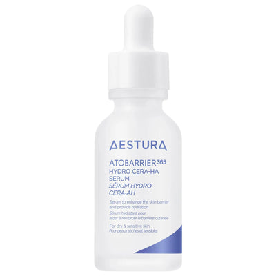 ATOBARRIER365 Hydro CERA-HA Ceramide + Hyaluronic Acid Face Serum - Dermatologist-Recommended Moisturizing Serum for Dry