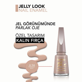 Flormar Jelly Look Nail Polish - High Pigment, Long Lasting, Jelly Finish Flormar Jelly Look Nail Polish - Vibrant & Long Lasting Jelly Look Nail Polish, Flormar Nail Polish, Long Lasting Nail Polish, High Pigment Nail Polish, Nail Art at Home, Beauty Essentials, Nail Care, Cosmetics, Makeup, Nail Polish, Jelly Finish, Glossy Nails, Vibrant Nail Color