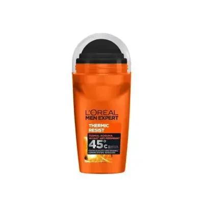 L'Oreal Men Expert Thermic Resist Anti-Perspirant Roll On Deodorant for Men - 48 Hour Protection, Thermal Resistance, Lo