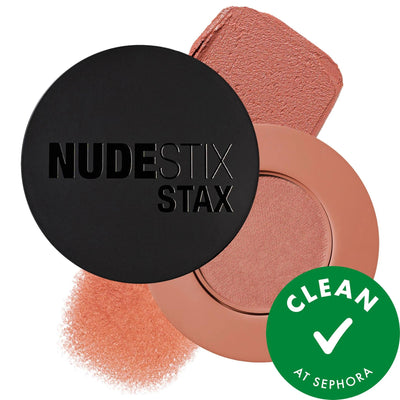 Nudestix Stax Blush Balm: Customizable, Vegan, Cruelty-Free Cheek Color with Anti-Aging Benefits - Moisturizing Rosehip 