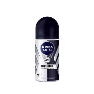 Nivea Men Invisible Black&White Roll-On Antiperspirant Deodorant - 50 ml, Prevents Sweat Stains, Long-Lasting Freshness Nivea Men Invisible Black&White Roll-On Deodorant - 50 ml Nivea Men Invisible Black&White Roll-On, Antiperspirant deodorant for men, Invisible deodorant for black and white clothes, Roll-On deodorant 50 ml, Men's grooming products, men's deodorant, antiperspirant roll-on, sweat protection, odor protection, long-lasting freshness, men's hygiene, grooming essentials, personal care products
