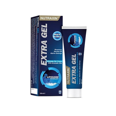 Nutraxin Extra Gel 100 ml - Natural Massage Gel with Glucosamine and Chondroitin for Joint Support