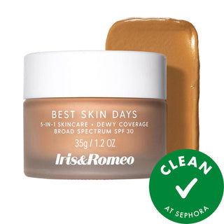 Best Skin Days SPF30 Whipped Tinted Moisturizer with Vitamin C + Hyaluronic Acid - Vegan Skincare for Natural Glow Best Skin Days SPF30 Tinted Moisturizer - Vegan & Cruelty-Free tinted moisturizer, SPF 30, vegan skincare, cruelty-free makeup, natural glow, hydrating moisturizer, blue light protection, serum-strength skincare, collagen support, reef-friendly, recyclable packaging, light coverage, radiant finish, cream formulation, daily use, low-maintenance beauty