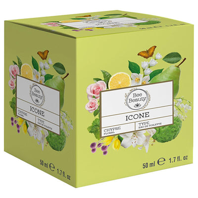 Bee Beauty Icone EDT Women's Perfume 50ml - Long-lasting Fragrance with Fresh Citrus & Floral Notes