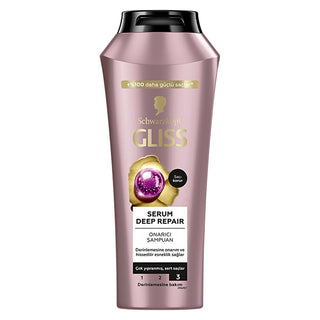Gliss Deep Repair Shampoo for Damaged Hair - Hyaluron & Cranberry - Restore Flexibility & Vitality Gliss Deep Repair Shampoo - Damaged Hair Repair & Hydration Gliss Shampoo, Deep Repair Shampoo, Damaged Hair Repair, Hyaluron Shampoo, Cranberry Extract Shampoo, Hair Repair Shampoo, Shampoo for Damaged Hair, Serum Shampoo, Hair Flexibility Shampoo, hair shampoo, damaged hair, hair repair, hyaluron, cranberry extract, serum, hair care, hair health, hair vitality, hair hydration, hair shine, dry hair, brittle h