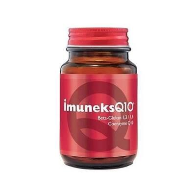 Imuneks - Beta Glucan & Coenzyme Q10 Immune Support Supplement for Adults - 30 Capsules
