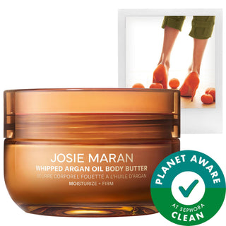Josie Maran Whipped Argan Oil Firming Body Butter Jar - Natural Skincare, Refillable Cosmetics, Intense Hydration Josie Maran Firming Body Butter - Natural Skincare Body Butter, Argan Oil, Natural Skincare, Firming Body Moisturizer, Refillable Cosmetics, Sustainable Beauty Products, Whipped Body Butter, Hydrating Skincare, Eco-Friendly Beauty, Citrus Fragrance, Firming Skincare, Moisturizing Body Care, Plant-Based Fragrances, Skincare for Dry Skin, Body Moisturizers, Refillable Packaging, Sustainable Skinca