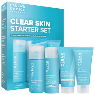 Dermalogica CLEAR Skin Starter Set with Salicylic Acid & Benzoyl Peroxide - Acne Treatment Kit for Clearer Skin Dermalogica CLEAR Skin Starter Set - Acne Treatment & Skincare acne treatment, skincare starter set, salicylic acid, benzoyl peroxide, vegan skincare, cruelty-free skincare, acne prevention, clear skin, skincare routine, acne prone skin, pore minimization, uneven skin tone, travel size skincare, niacinamide, eco-friendly skincare