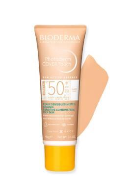 bioderma photoderm cover touch spf50 light 40g packaging, bioderma photoderm cover touch application on skin, bioderma photoderm cover touch texture Bioderma Photoderm Cover Touch SPF50 - Light | 40g Bioderma Photoderm Cover Touch SPF50 - Light bioderma, spf50, sunscreen, makeup-base, sensitive-skin, daily-sunscreen, water-resistant, non-comedogenic, oil-free, ai-generated