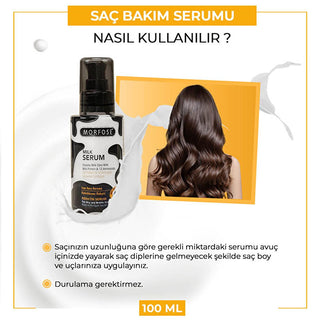 Morfose Milk Therapy Hair Serum - Nourishing Dry & Damaged Hair with Amino Acids & Avocado Oil Morfose Milk Therapy Hair Serum for Dry & Damaged Hair Hair Serum, Milk Therapy Hair Care, Dry Hair Repair, Damaged Hair Treatment, Avocado Oil Hair Benefits, Hair Nourishment, Leave-in Hair Treatment, Hair Repair Serum, Morfose Hair Products