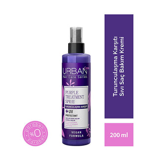 Urban Care Anti Brass Purple Hair Treatment: Vegan Keratin Hair Toner for Blonde & Gray Hair - Paraben Free, Eliminates Yellow Tones, UV Protection Urban Care Purple Hair Treatment: Anti Brass Toner for Blonde & Gray purple shampoo, anti brass hair treatment, blonde hair care, gray hair toner, vegan hair products, paraben free hair care, hair toner for blonde hair, hair toner for gray hair, purple hair spray, hair keratin treatment, brassiness, yellow tones, cool tones, hair color, UV protection, hair hydra